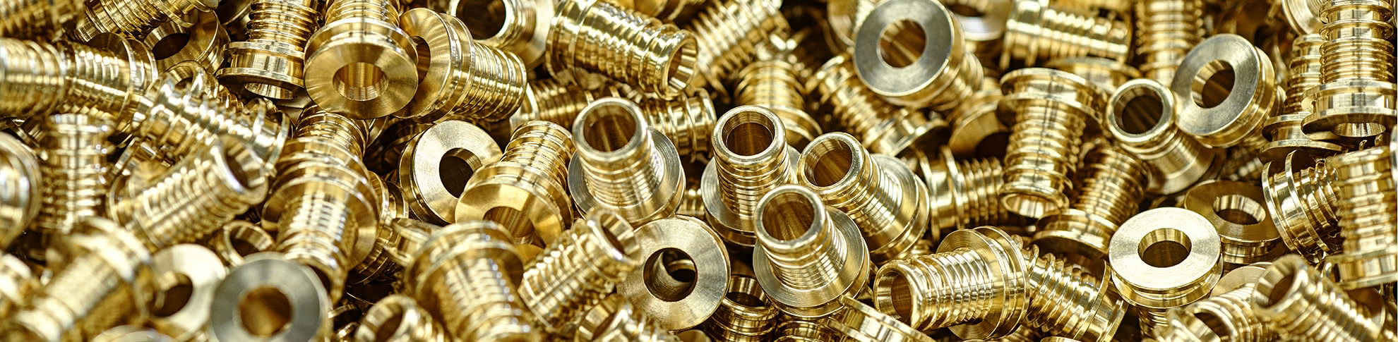 Turned brass parts, example of precision small parts by Eredi Baitelli (Ø 0.5-40 mm)
