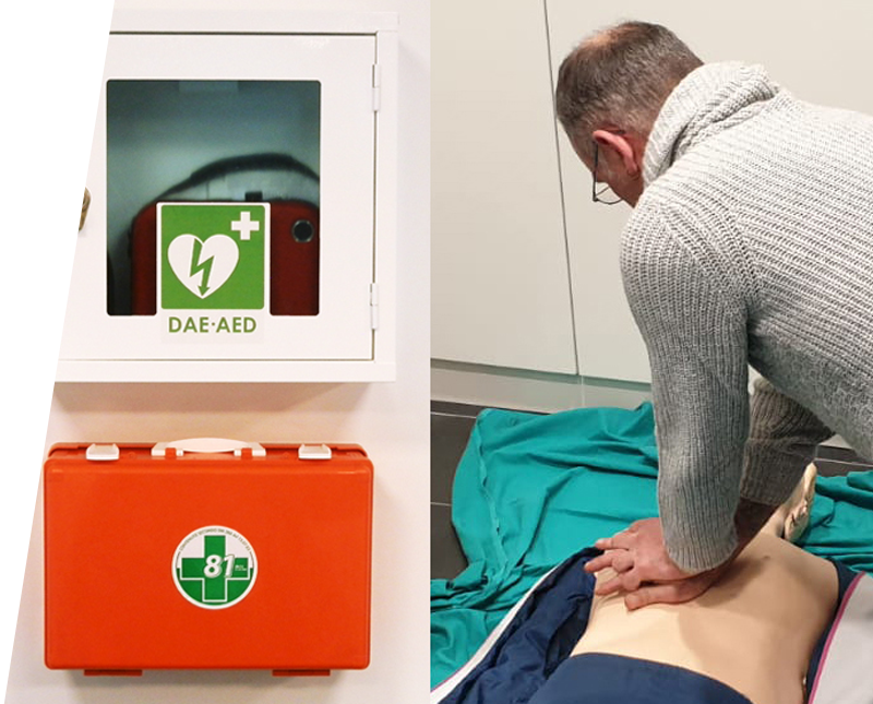 BLSD Refresher Course on the Correct Use of a Defibrillator